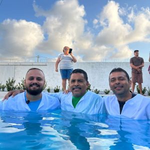 Igreja em Ceará-Mirim (RN) realizou primeiro batismo