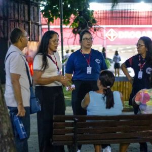 Alunos do Rhema no Ceará participaram de ação evangelística