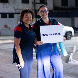 Alunos do Rhema no Ceará participaram de ação evangelística
