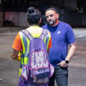 Alunos do Rhema no Ceará participaram de ação evangelística