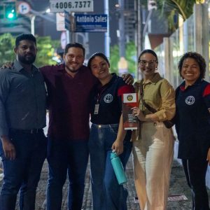 Alunos do Rhema no Ceará participaram de ação evangelística