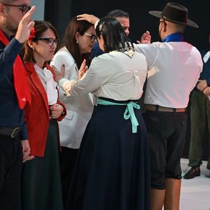 Entre pilchas e fé, igreja gaúcha comemorou 9 anos

