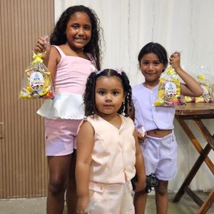 Crianças aproveitaram programação especial em Boqueirão (PB)