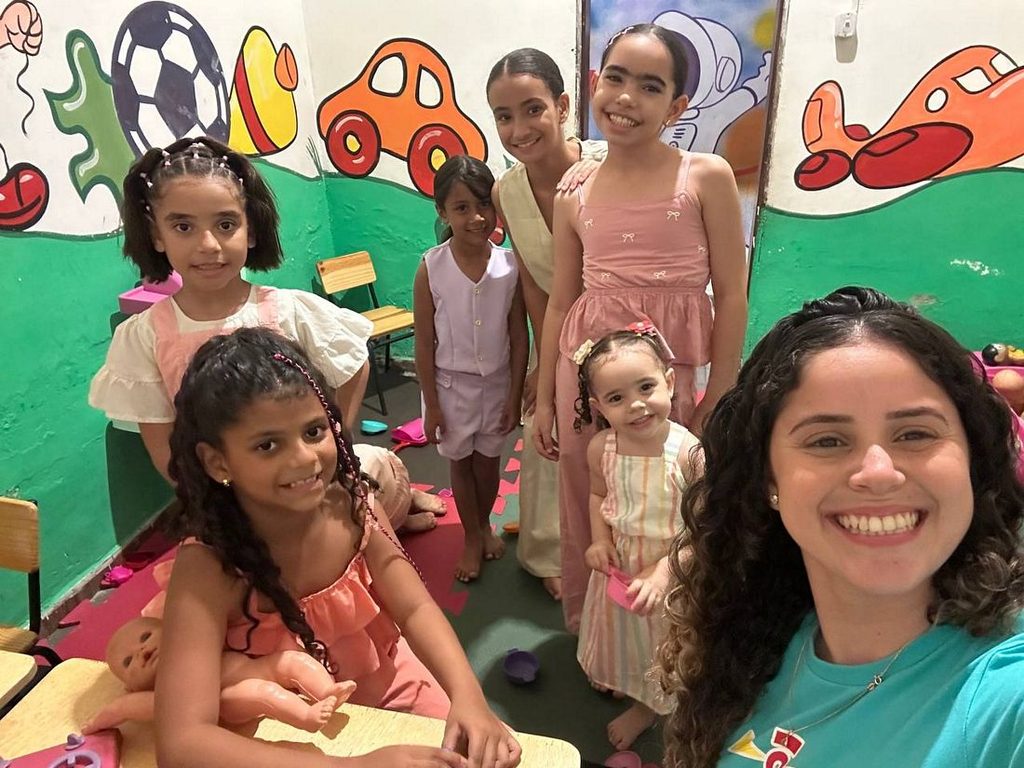 Crianças aproveitaram programação especial em Boqueirão (PB)